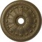 Ekena Millwork Tomango Egg & Dart Medallion (Canopies up to 6 3/4"), 27 7/8"OD x 3 7/8"ID x 2 1/2"P, Mud CM27TOMMF - alternate 1